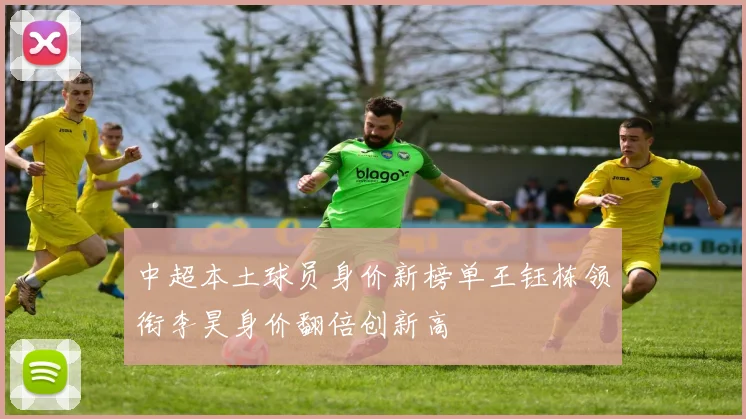 中超本土球员身价新榜单王钰栋领衔李昊身价翻倍创新高